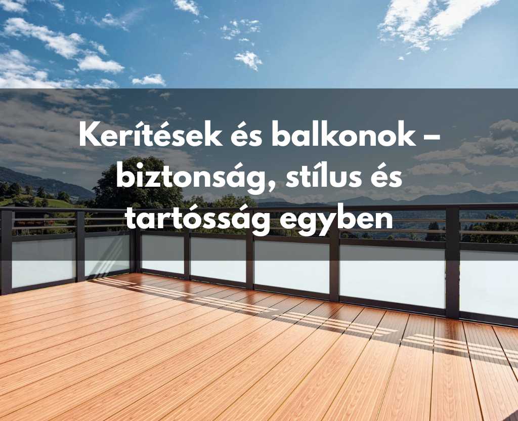 kerítések és balkonok